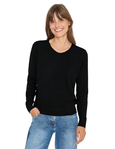 CECIL Kuscheliger Pullover Black L von Cecil