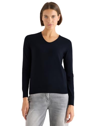CECIL Kuscheliger Pullover urban Dark Blue XS CECIL Kuscheliger Pullover urban Dark Blue XS von Cecil