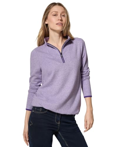 CECIL Damen B322379 Melange Troyer, Gentle Lilac Melange, XXL EU von Cecil
