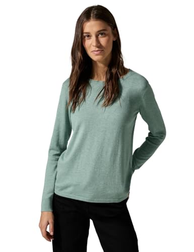 CECIL Damen B302754 NOS_Round Neck Pullover, Glaced Green Melange, XXL EU von Cecil