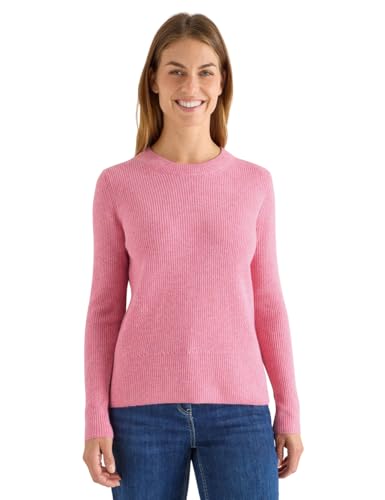 CECIL Pullover mit Strukturdetails Dark Blossom Melange XXL von Cecil
