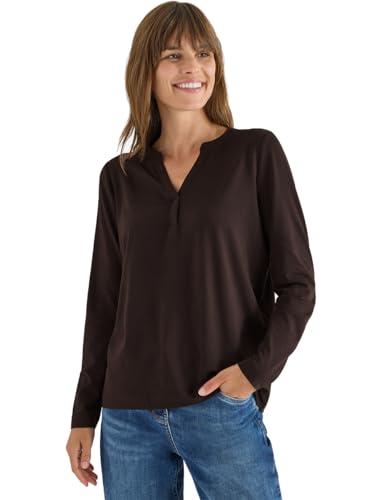 CECIL Shirt im Tunika-Look Tartufo Brown XL von Cecil