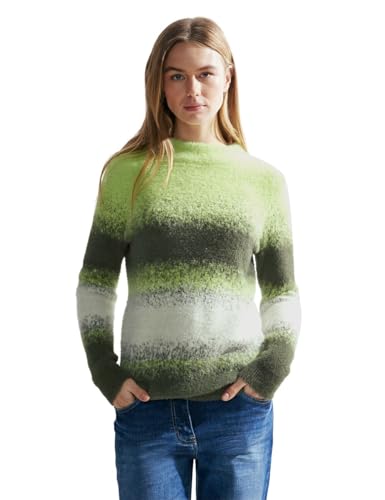 CECIL Damen B302644 Strickpullover Gestreift, Dynamic Khaki, Large CECIL Damen B302644 Strickpullover Gestreift, Dynamic Khaki, Large von Cecil