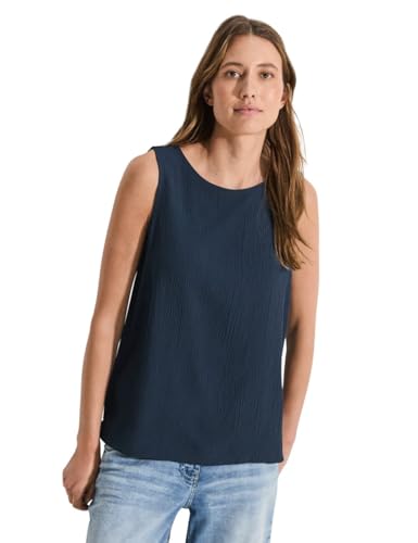CECIL Damen B344834 Struktur Blusentop, Dark Petrol Blue, M CECIL Damen B344834 Struktur Blusentop, Dark Petrol Blue, M von Cecil
