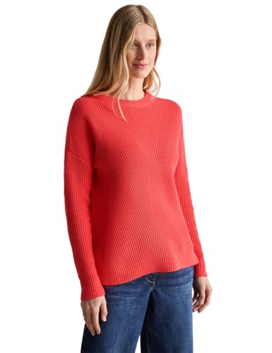 CECIL Damen B303142 Strukturpullover, Juicy Orange, M EU CECIL Damen B303142 Strukturpullover, Juicy Orange, M EU von Cecil