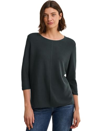 CECIL Damen B303211 Strukturpullover, Slate Khaki, XL EU von Cecil