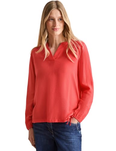 CECIL Damen B345317 Tunika In Unifarbe, Juicy Orange, M EU von Cecil