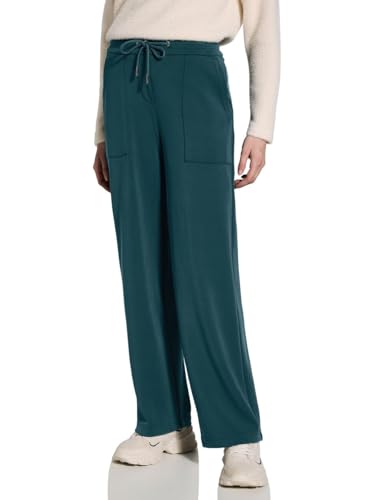 CECIL Damen B378556 Wide Leg Hose, Petrol Green, M / 30L EU CECIL Damen B378556 Wide Leg Hose, Petrol Green, M / 30L EU von Cecil