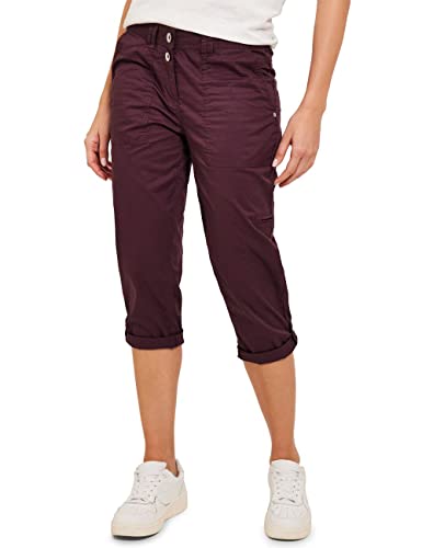 Cecil Damen B376386 3/4 Sommerhose, Wineberry red, 26 von Cecil