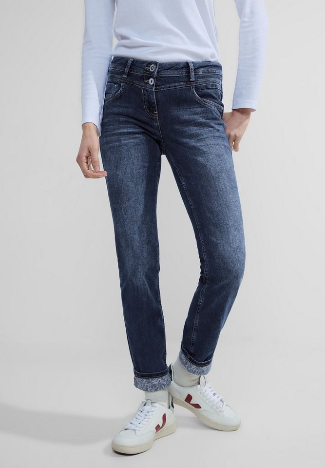 Cecil Slim-fit-Jeans Toronto im Boyfriend-Look von Cecil