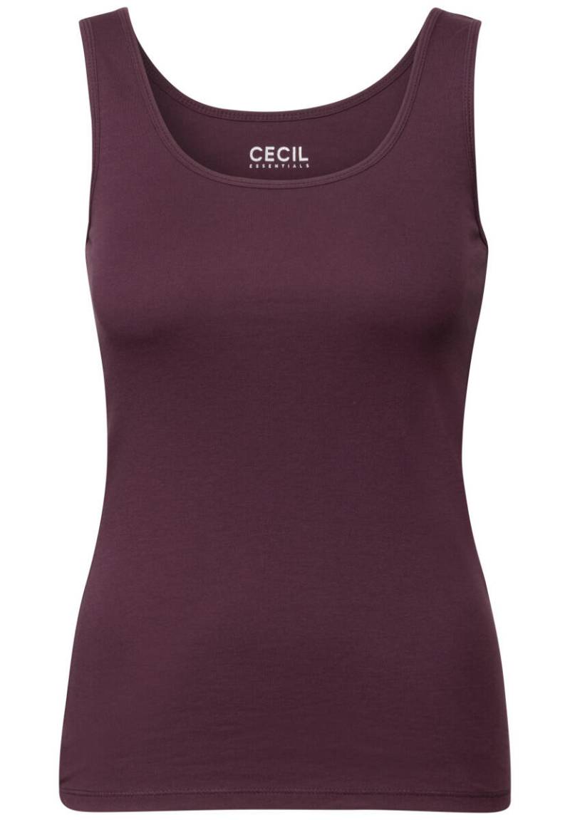 Cecil - Basic Top lila - Gr. - S von Cecil