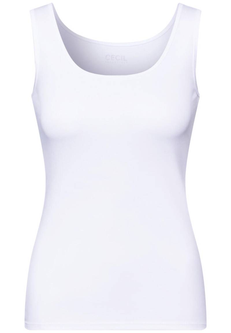 Cecil - Basic Top weiß - Gr. - S von Cecil