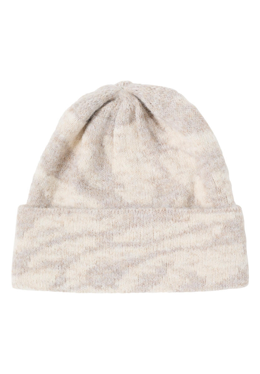Cecil - Beanie mit Zebramuster beige von Cecil