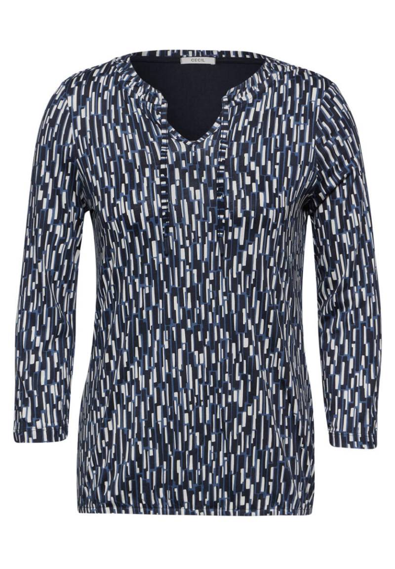 Cecil - Bedruckte Tunika blau - Gr. - XS von Cecil