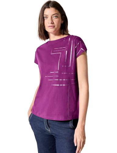 Cecil Damen B323177 T-Shirt, Anemone Pink, XXL von Cecil
