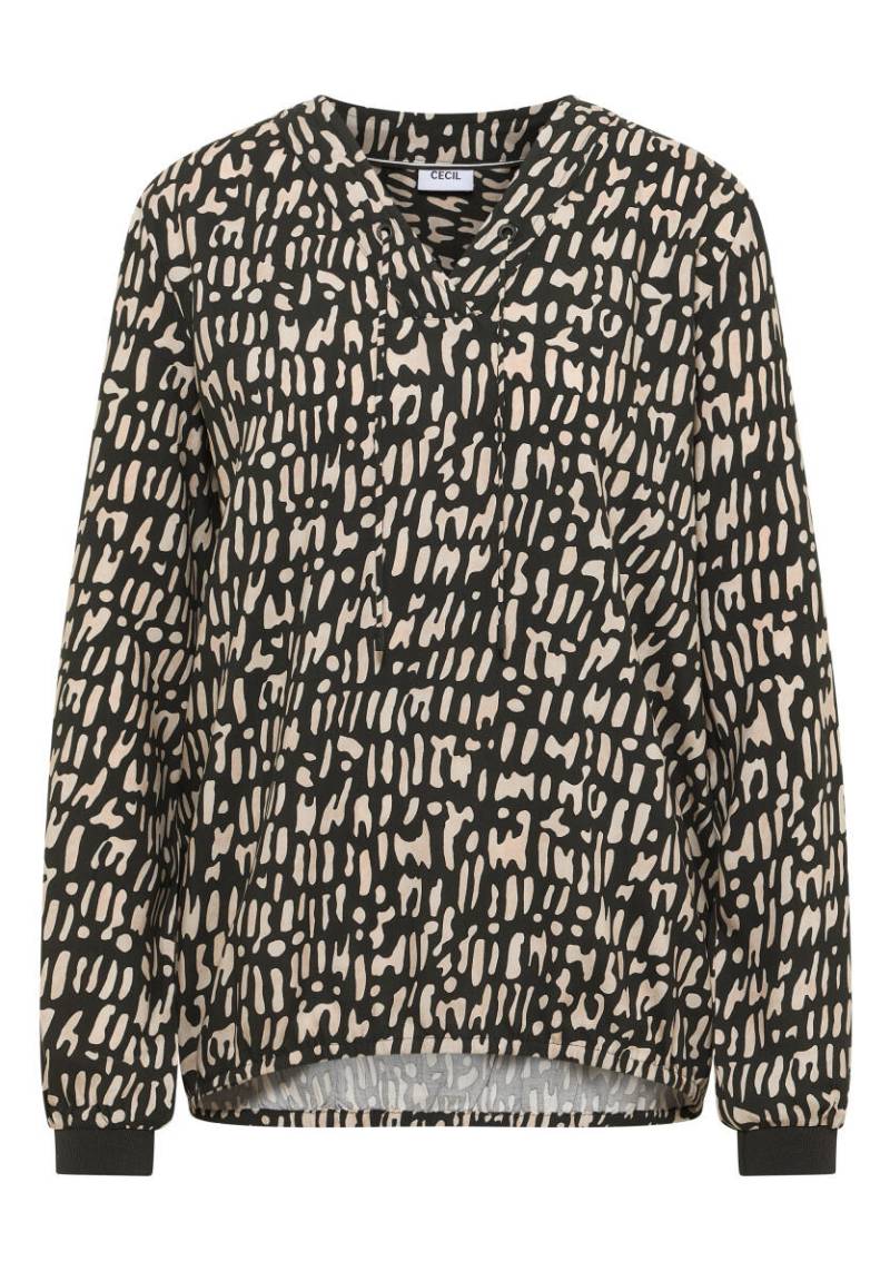 Cecil - Bluse mit Tunnelzug grün - Gr. - L von Cecil