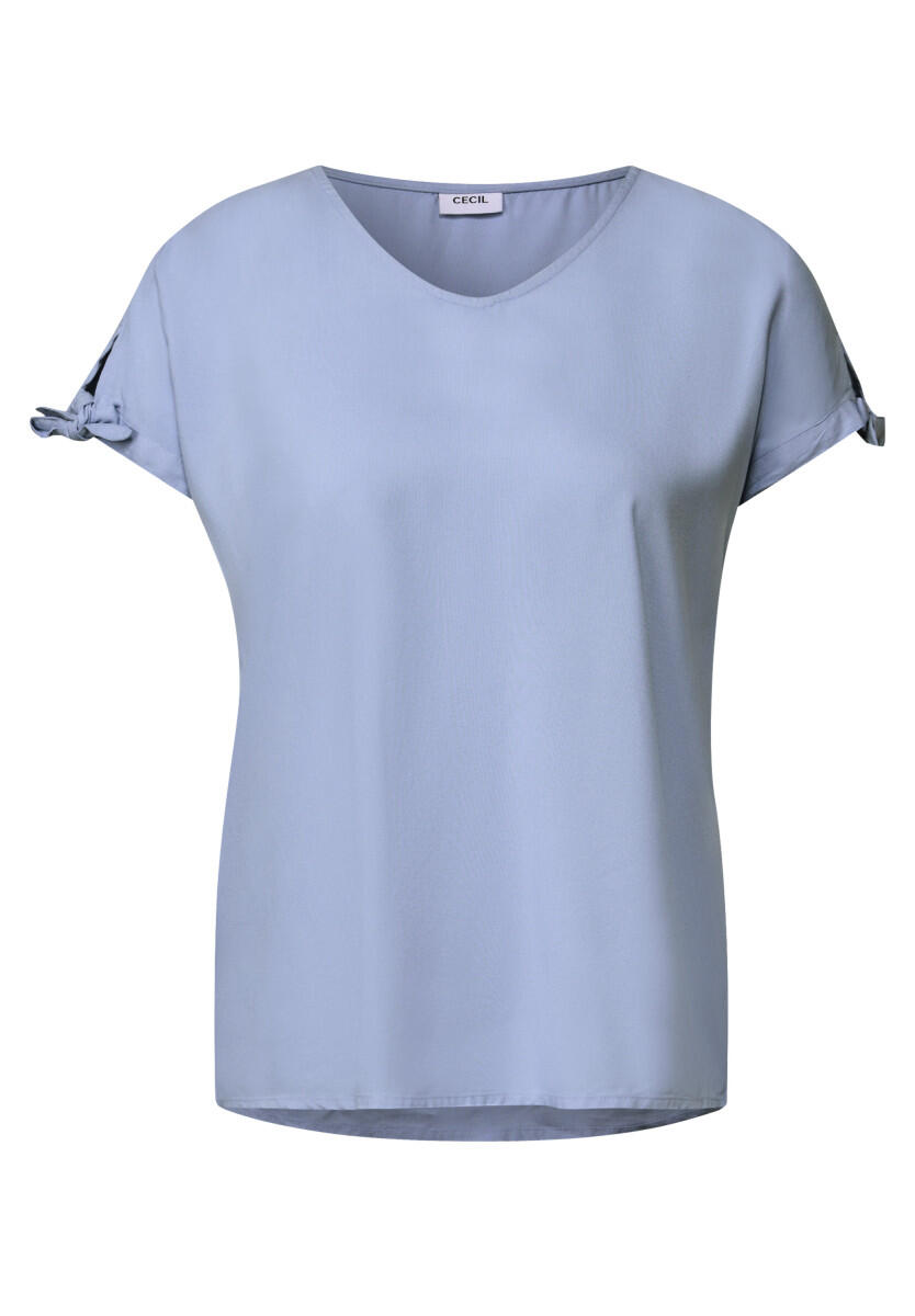 Cecil - Blusenshirt mit Struktur blau - Gr. - XL von Cecil