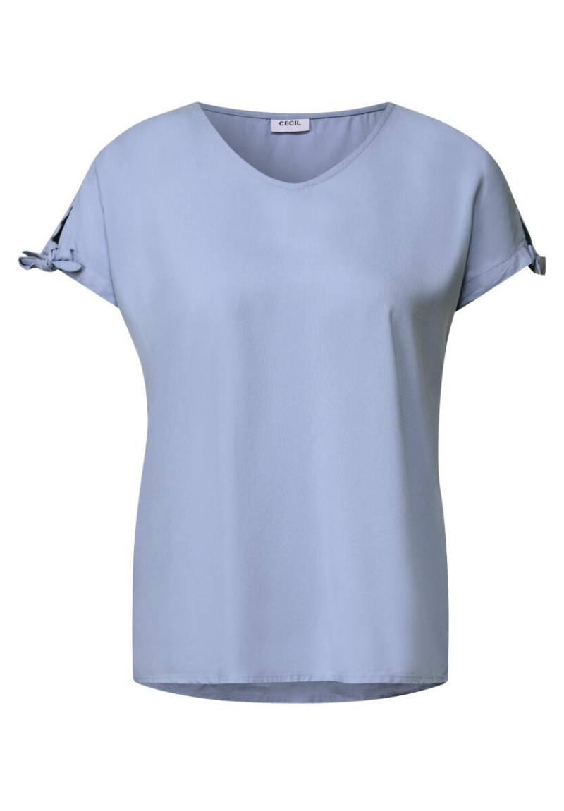 Cecil - Blusenshirt mit Struktur blau - Gr. - XL von Cecil