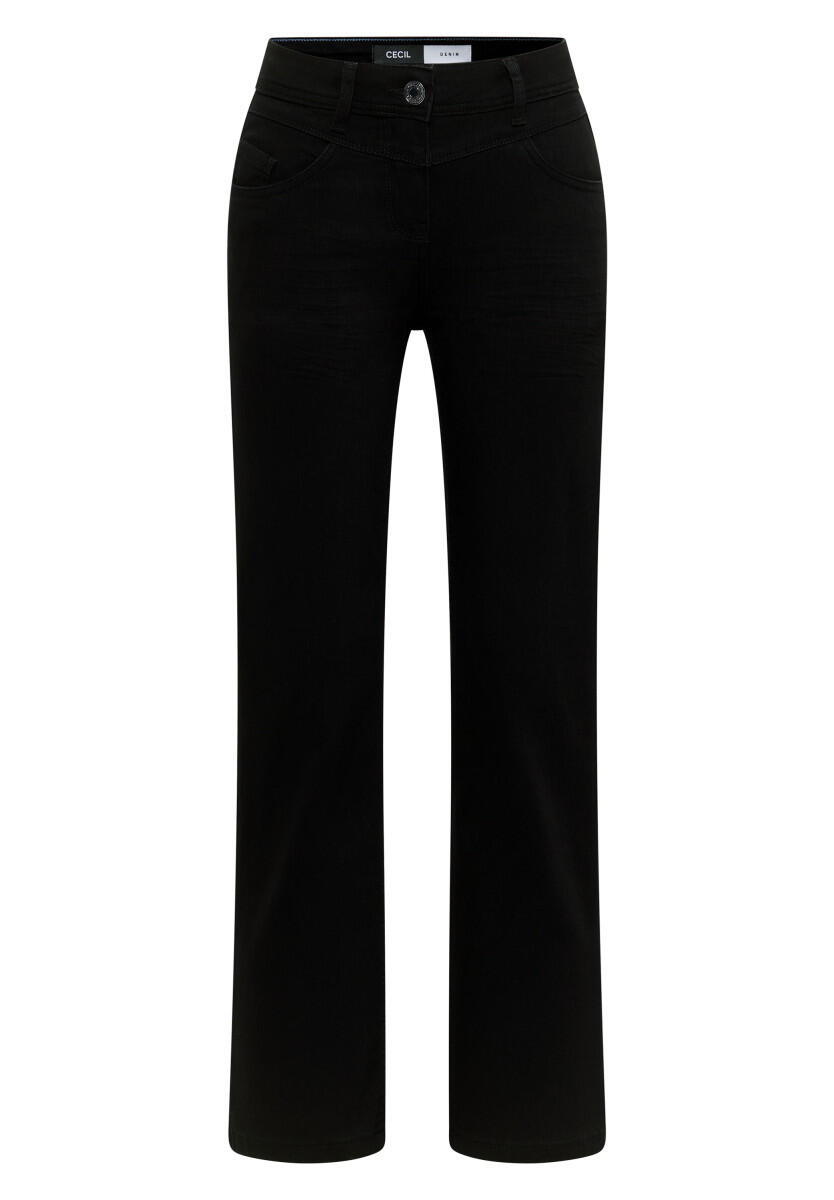 Cecil - Bootcut Jeans - Style Toronto schwarz - Gr. - 27/32 von Cecil