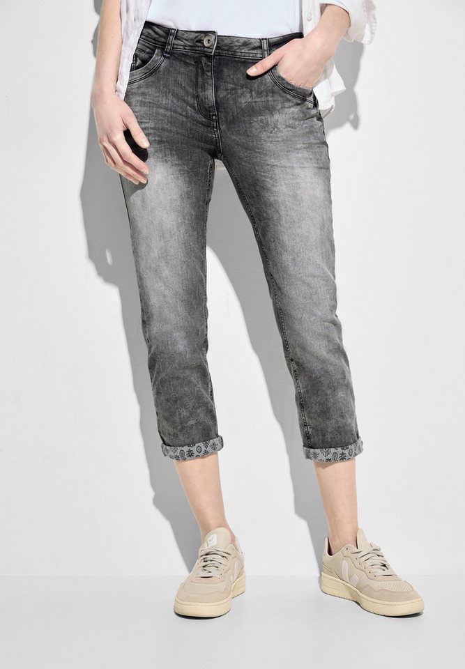 Cecil Boyfriend-Jeans mit grauer Waschung von Cecil