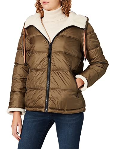 Cecil Damen 201582 Jacke, Shiny Olive Green, L von Cecil