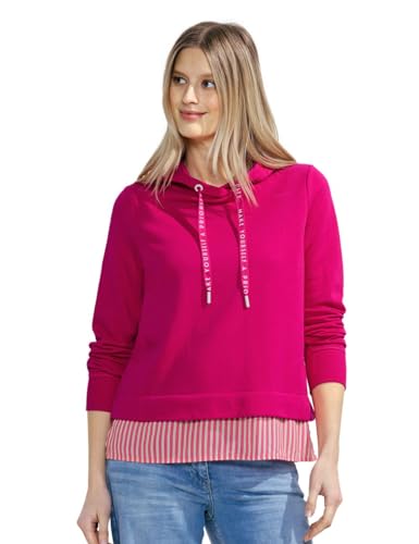 Cecil Damen 2in1 Hoodie Pullover Rosa L von Cecil