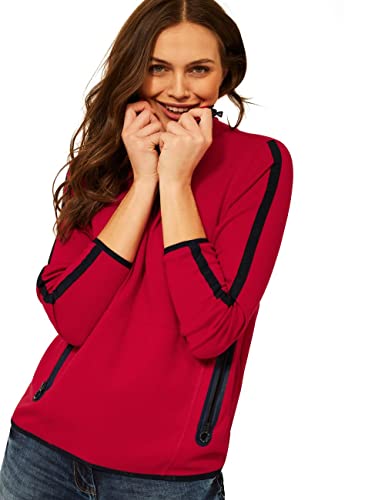 Cecil Damen 301788 Pullover, Cherry red, M von Cecil