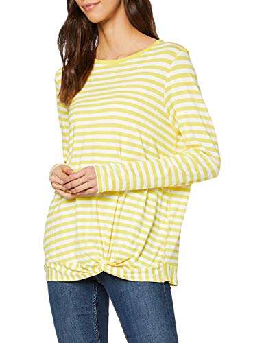 CECIL Damen 314432 Langarmshirt, Fresh Yellow, Large (Herstellergröße:L) von Cecil