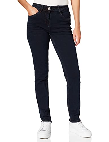 Cecil Damen 374436 Jeans, Blue Black, 28W / 34L von Cecil