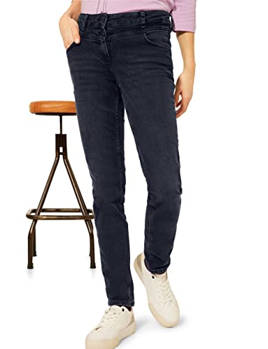 Cecil Damen 374516 Jeans, Blue/Black Used wash, W28/L34 von Cecil