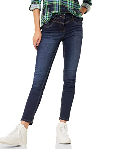 Cecil Damen 374674 Jeans, Dark Blue wash, W28/L32 von Cecil