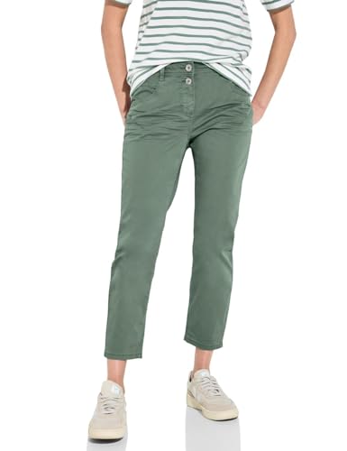 Cecil Damen 7/8 Casual Fit Hose raw salvia green 28W / 26L von Cecil