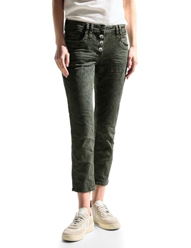 Cecil Damen 7/8 Casual Fit Jeans strong khaki 27W / 26L von Cecil