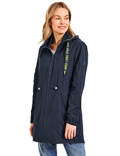 CECIL Damen B100766 Übergangsmantel, Navy Blue, M von Cecil