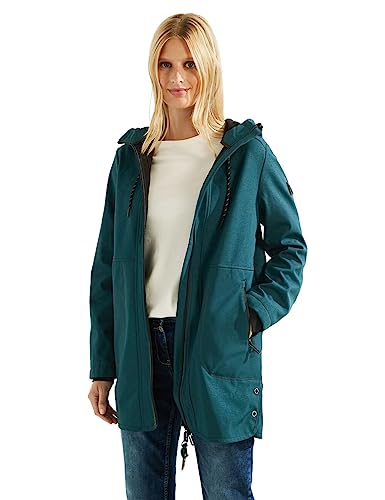 Cecil Damen B100811 Softshellmantel, Night Forest Green,XS von Cecil