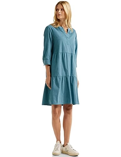 Cecil Damen B143701 Kleid, Adriatic Blue,XXL von Cecil