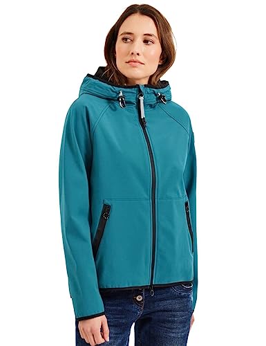 CECIL Damen B201794 Übergangsjacke, Dark Aqua Blue, S von Cecil