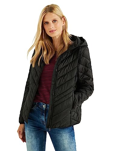 Cecil Damen B201838 Steppjacke, Black,XS von Cecil