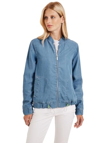 CECIL Damen B211904 Sommerjacke, Light Blue Washed, L von Cecil