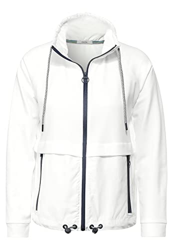 CECIL Damen B253391 Sweatjacke Sweatjacket, Vanilla White, S von Cecil