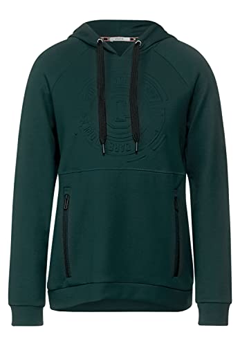 CECIL Damen B302017 Hoodie, Ponderosa Pine Green, M von Cecil