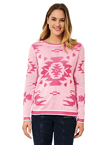 CECIL Damen B302038 Strickpullover, Dynamic pink, L von Cecil