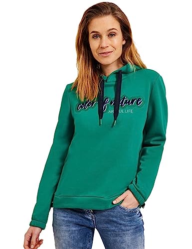 Cecil Damen B302204 Hoodie, smaragd Green, S von Cecil