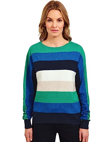 CECIL Damen B302221 Strickpullover, smaragd Green Melange, M von Cecil