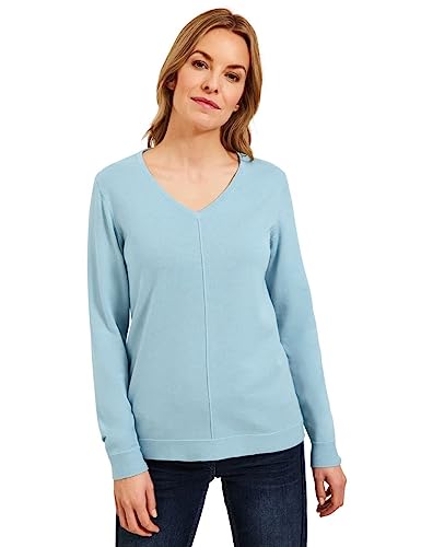 Cecil Damen B302224 Strickpullover, Faded Blue, S von Cecil