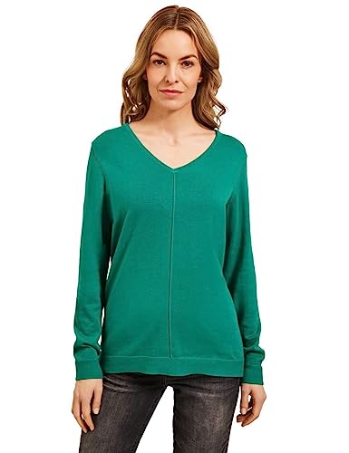 Cecil Damen B302224 Strickpullover, Smaragd Green, S von Cecil