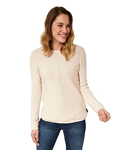 CECIL Damen B302225 Strickpullover, raw Sand beige, XL von Cecil