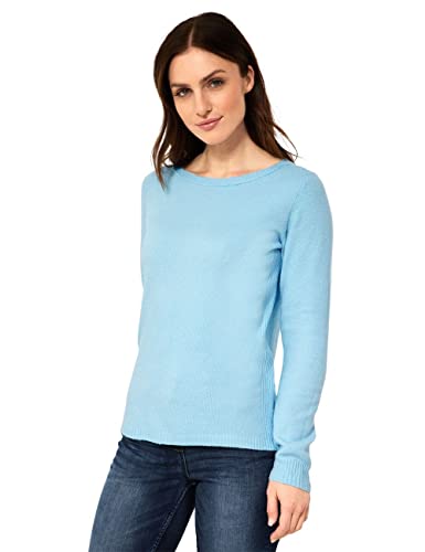 Cecil Damen B302227 Strickpullover, Faded Blue, L von Cecil