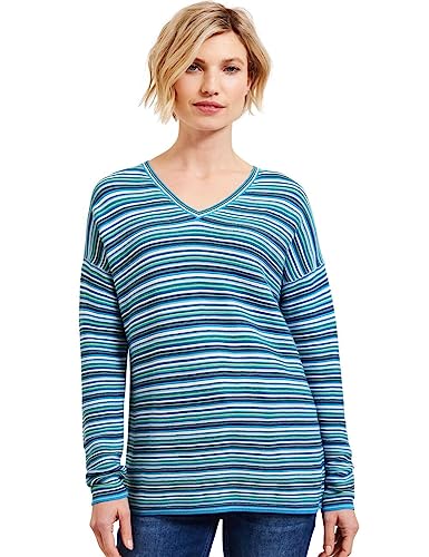 CECIL Damen B302258 Strickpullover, Club Blue, XXL von Cecil