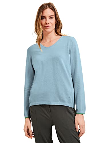 CECIL Damen B302259 Strickpullover, Faded Blue, M von Cecil